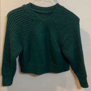 Emerald green Topshop sweater